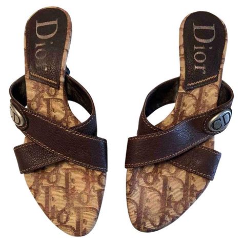 dior sandalen braun